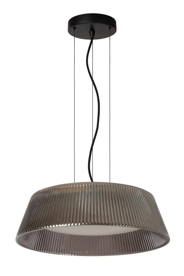 Lucide VIXI - Pendant light - Ø 45 cm - LED - 1x22,6W 2900K - Smoke Grey - turned off
